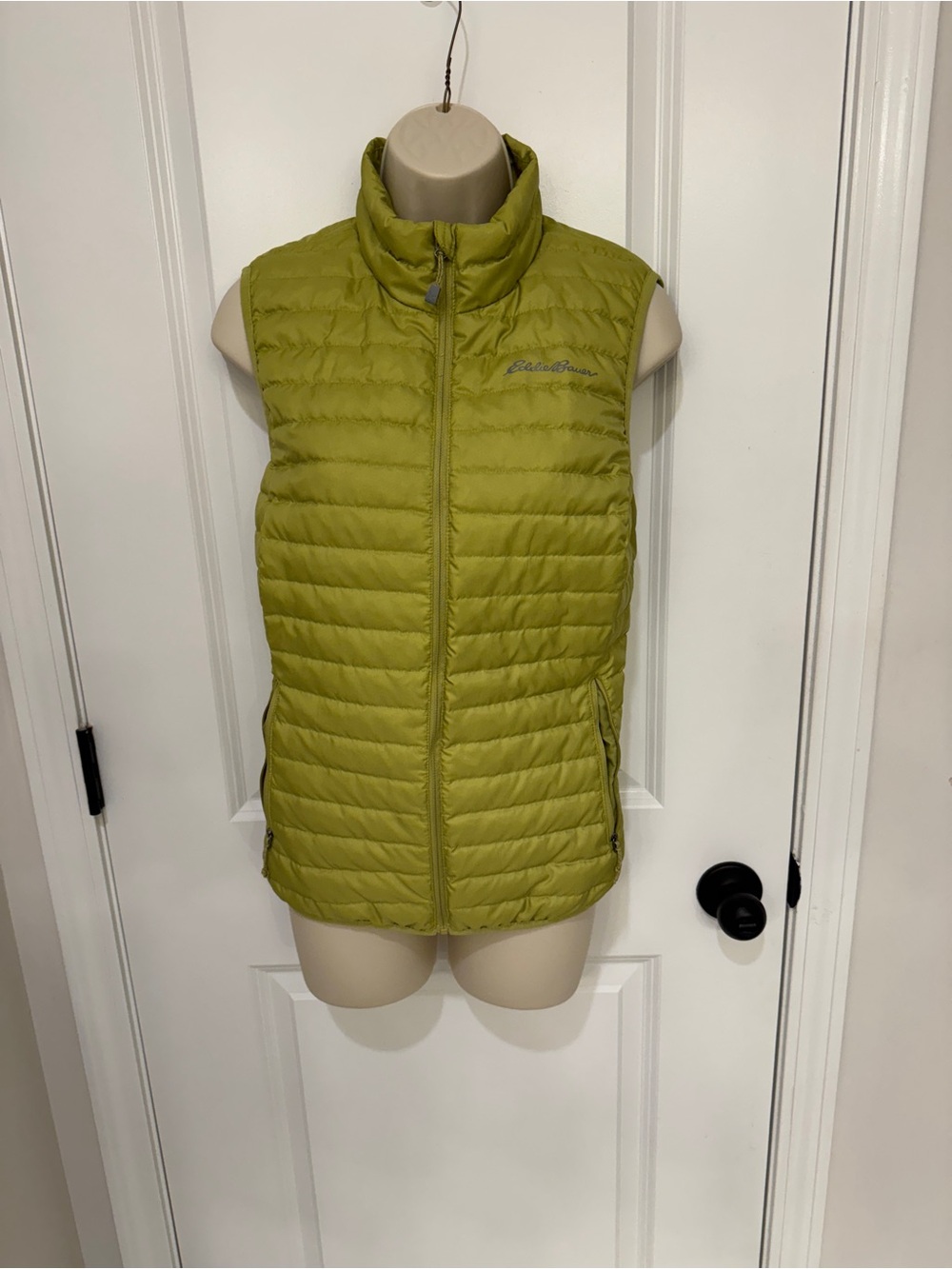 Eddie Bauer Women's Quilted Down Vest (EB650) - Lime Green | Size Small